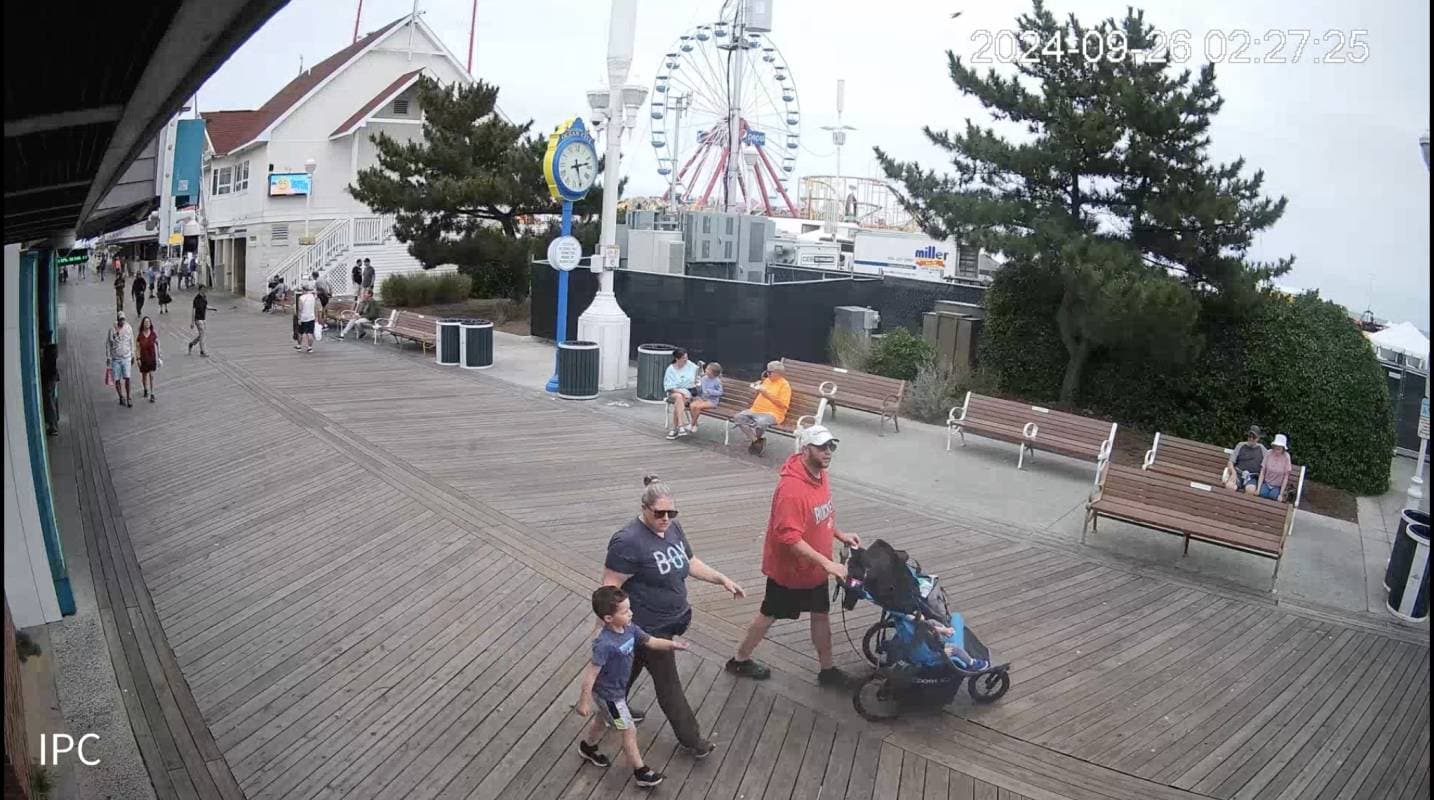 ocean city boardwalk cam showing the ferris wheel