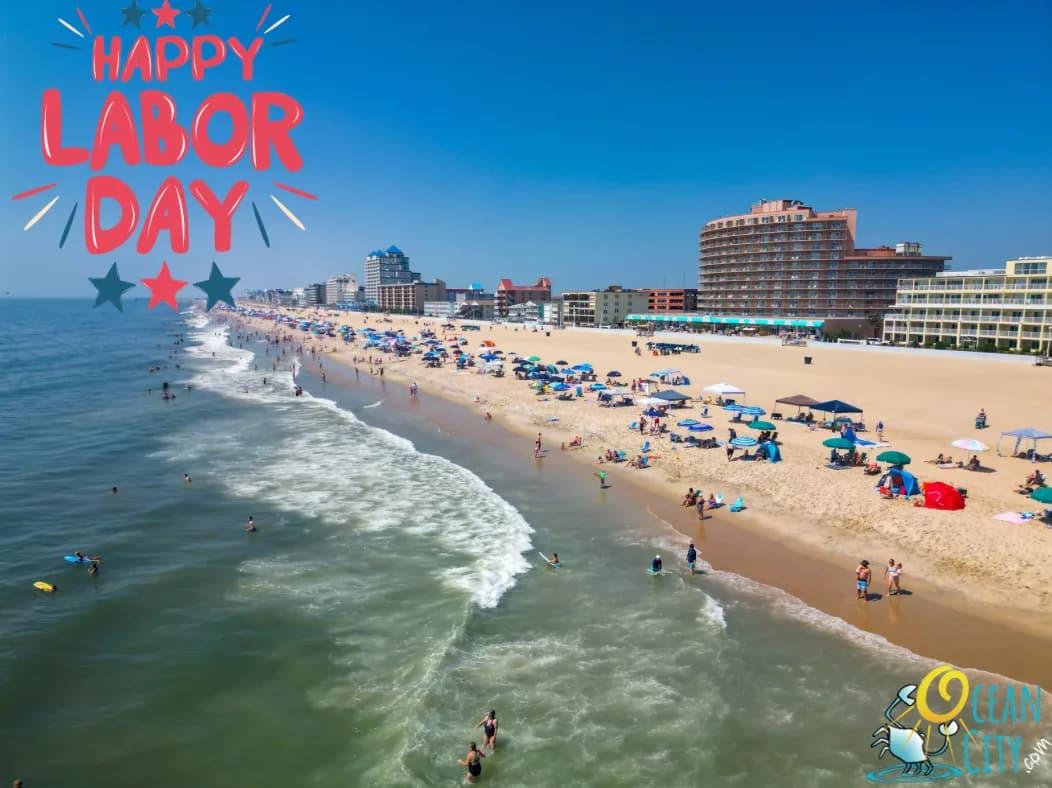 Labor Day Weekend in Ocean City, Maryland with beach activities, attractions, watersports and family fun