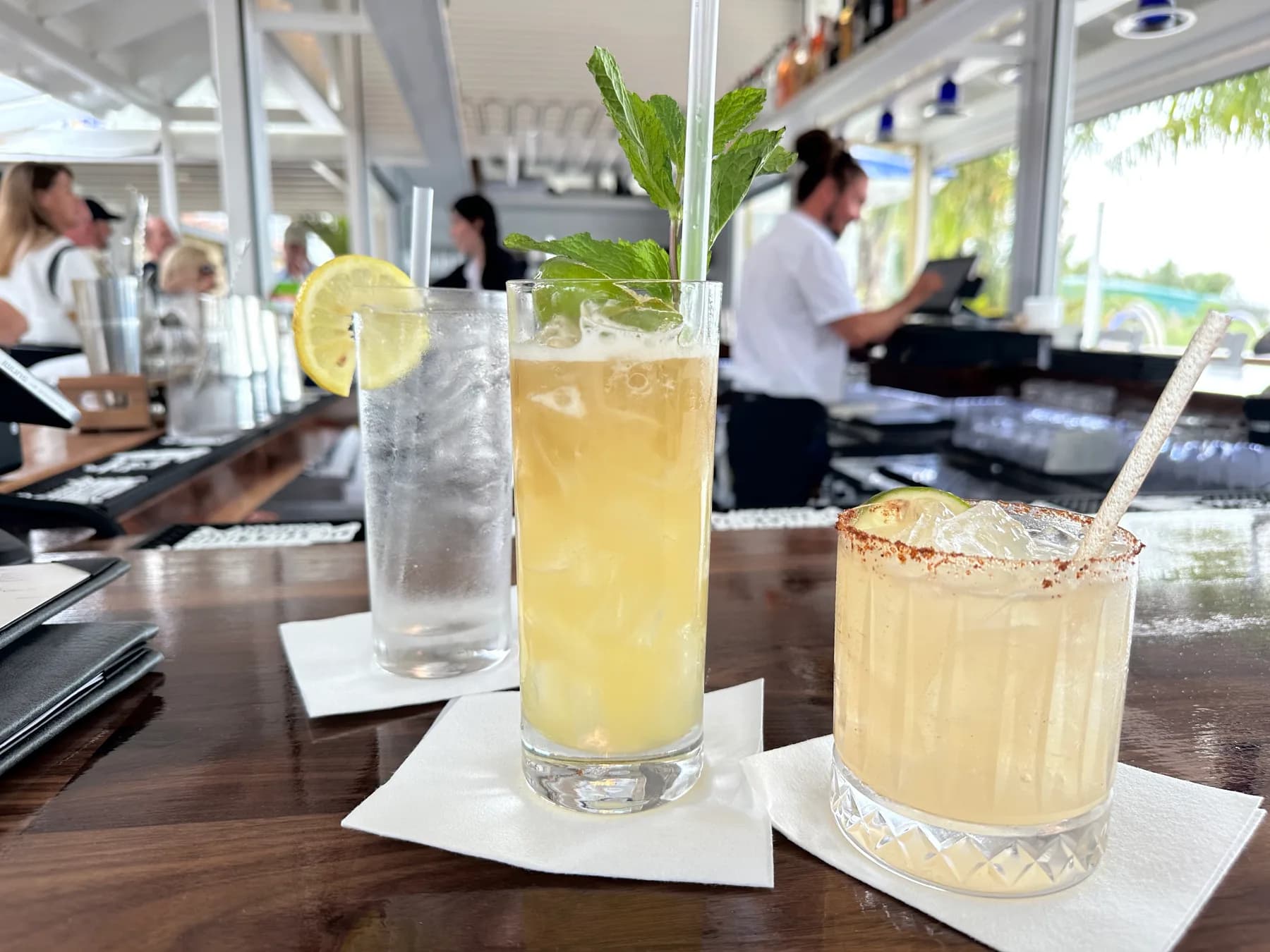 Drinks at The Hideway at Seacrets
