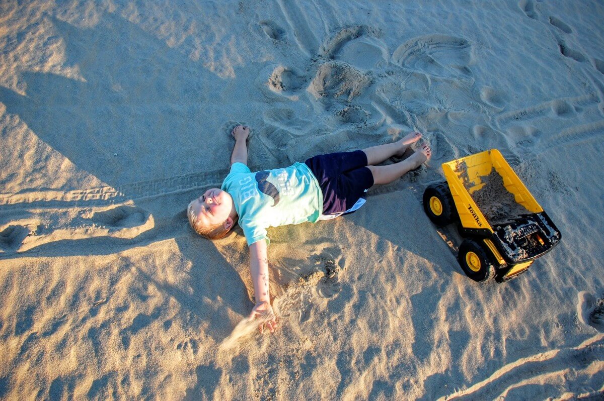 You still can make sand angels in Ocean City | OceanCity.com