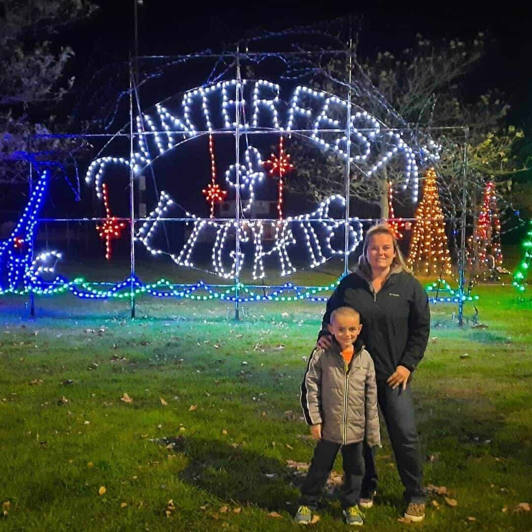 Walking the Winterfest of Lights