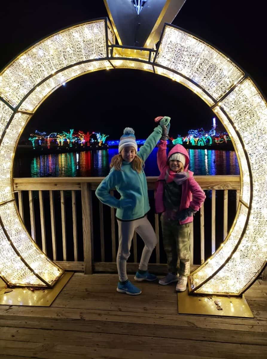 Walking the Winterfest of Lights