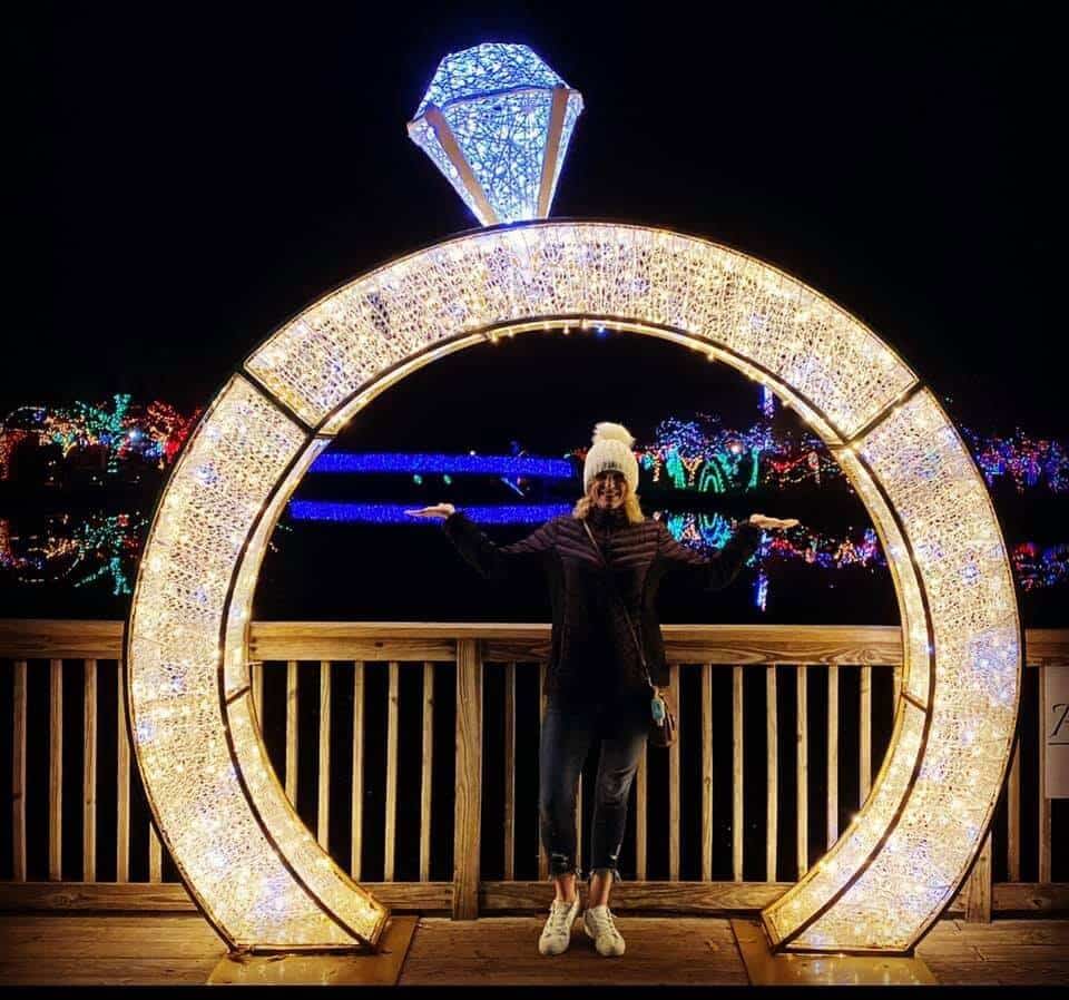 Walking the Winterfest of Lights