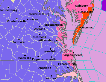 Ocean City now under a Blizzard Warning according to the National ...