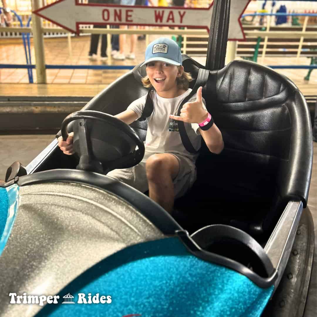 indoor rides at trimpers in ocean city