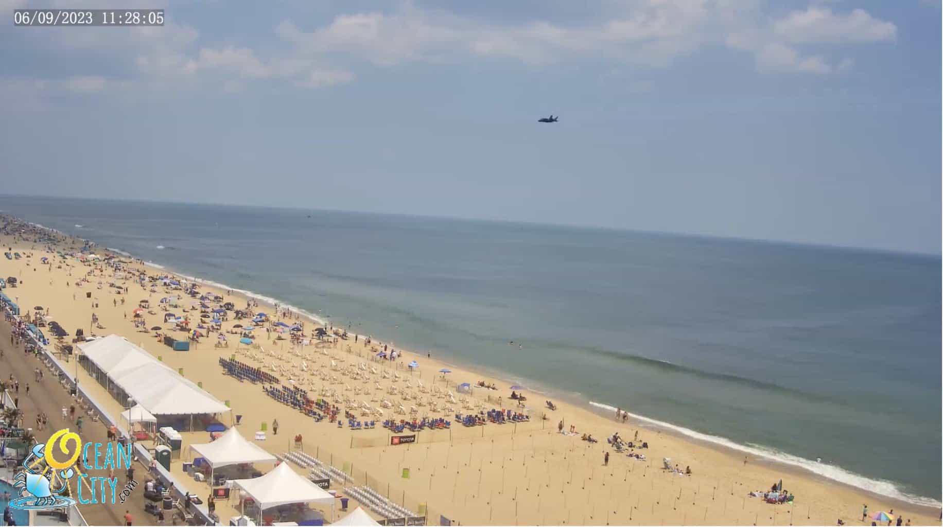 Image 6 9 23 At 1.28 PM JETS Practicing For Tomorrows Ocean City Air Show 